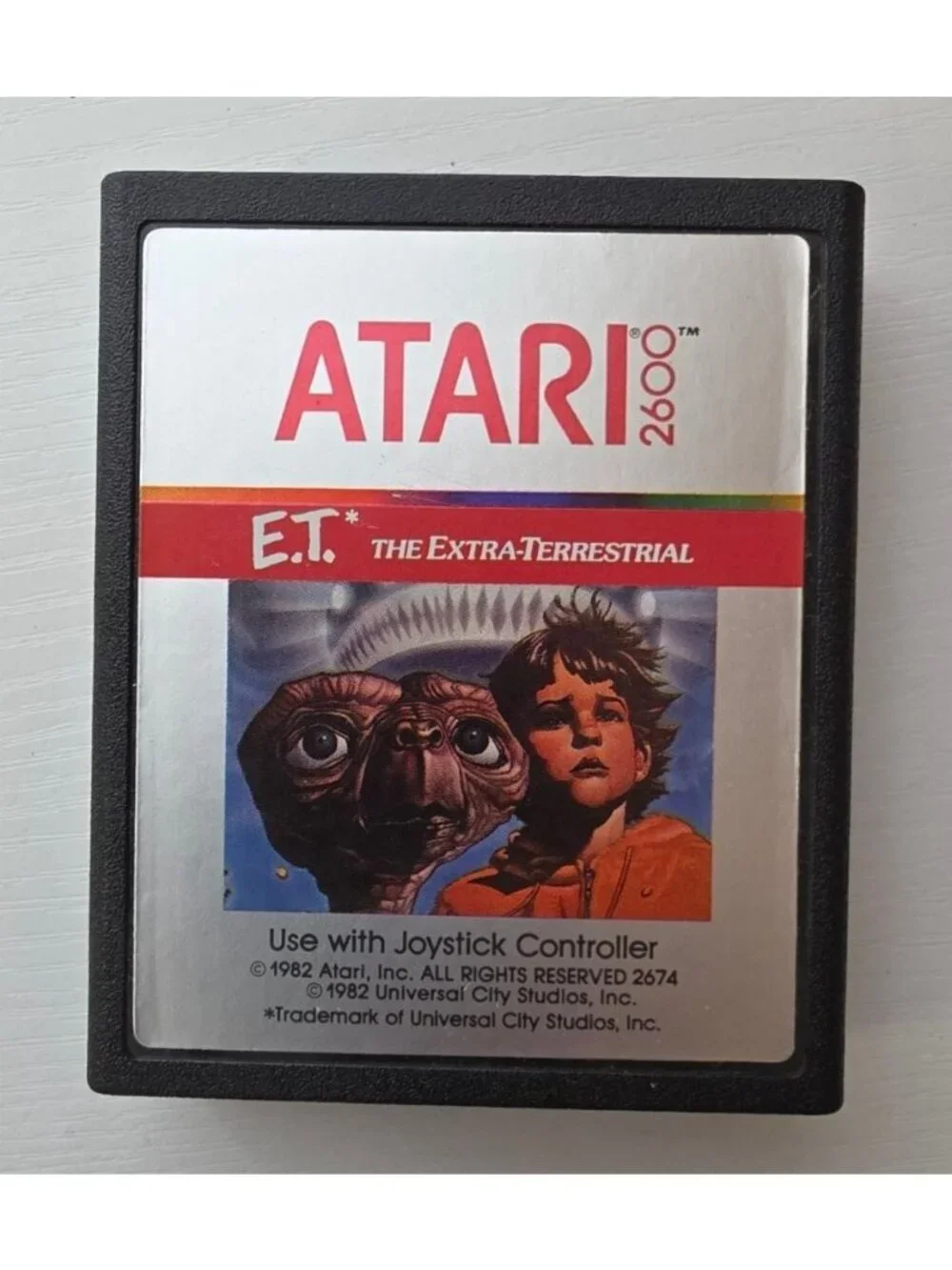 Vintage  1982 E.T. The Extra-Terrestrial Video Game for Atari 2600